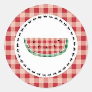 {Summer Picnic} Watermeloen Stickers - Rood