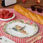 Summer Picnic Waterverf Floral Papieren Bordje<br><div class="desc">Beginnend met een fabelachtige gedrukte uitnodiging, plaats de toon met een uniek ontwerp dan dragen het thema door de volledige gebeurtenis. Uw evenement zal van begin tot eind perfect afbeelding zijn met speciale kleine extra's. Op het feest, overweeg gepersonaliseerde partijvoordelen voor een extra speciale aanraking. Voeg uw douanetekst aan dit...</div>