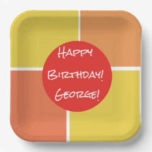 Summer Picnics, Vacation and Birthdays Papieren Bordje