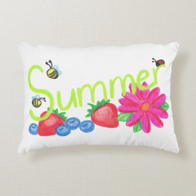 Summer Pillow Accent Kussen (Voorkant)