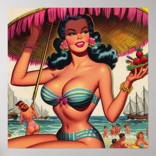  Summer Pin-up Poster (Voorkant)