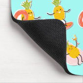 Summer Pineapple Fun Mousepad Muismat (Hoek)