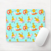 Summer Pineapple Fun Mousepad Muismat (Met muis)