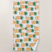 Summer Pineapple Pattern Strandlaken (Voorkant)