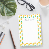 Summer Pineapple Personalized Post-it® Notes