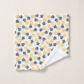 Summer Pineapple Print Towel Set Bad Handdoek (Wasdoekje)