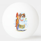 Summer Ping Pong Ball Snowman Surfer (Achterkant)