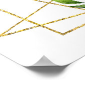 Summer Pink and Yellow Flower Wedding Welcome Sign Poster (Hoek)