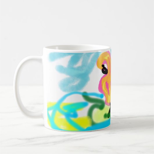 Summer  pink flamingos lovely  koffiemok (Links)