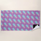 Summer Pink Ice-crème Pop Strandlaken (Voorkant)