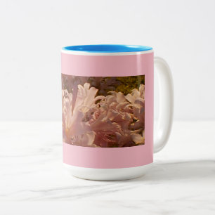 Summer Pink Lilly Tweekleurige Koffiemok