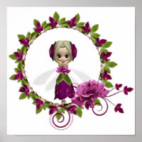 Summer Pink Rose Fae