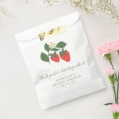 Summer Pink Strawberry Boho Vrijgezellenfeest Bedankzakje (Gezegeld)