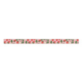 Summer  Pink Strawberry Boho Vrijgezellenfeest Grosgrain Lint (Voorkant)