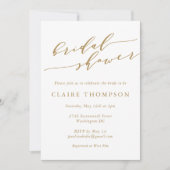 Summer Pink Waterverf Floral Script Vrijgezellenfe Kaart (Voorkant)