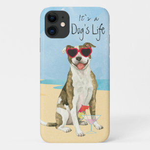 Summer Pit Bull Hoesje-Mate iPhone Case