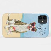 Summer Pit Bull Hoesje-Mate iPhone Case (Achterkant (horizontaal))