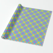 Summer plaid cadeaupapier (Uitgerold)