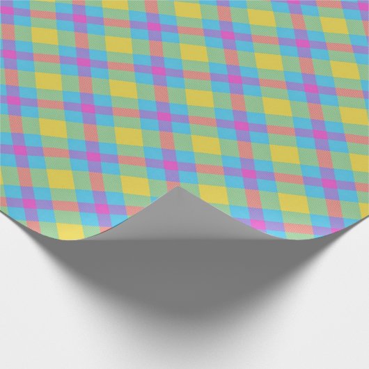Summer plaid cadeaupapier (Hoek)