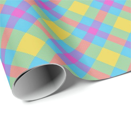 Summer plaid cadeaupapier (Rol Hoek)