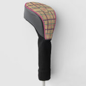 Summer Plaid Driver Hoesje Golfheadcover (Schuin)