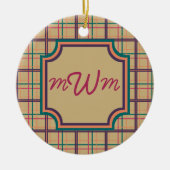 Summer Plaid Ornament (Voorkant)