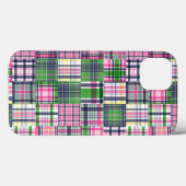 Summer Plaid Pink Madras Patchwork Case-Mate iPhone Case (Achterkant (horizontaal))