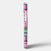 Summer Plaid Pink Madras Patchwork Case-Mate iPhone Case (Achterkant / Links)
