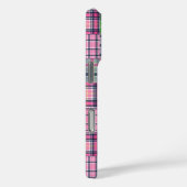 Summer Plaid Pink Madras Patchwork Case-Mate iPhone Case (Achterkant / Rechts)