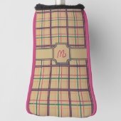 Summer Plaid Putter Hoesje Golfheadcover (Draai 90)