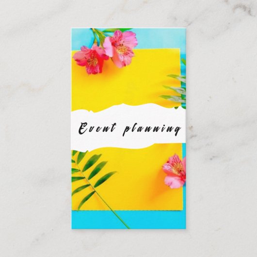 Summer Planning Modern Visitekaartje (Voorkant)