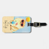 Summer Pomeranian Bagagelabel (Voorkant horizontaal)