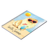 Summer Pomeranian Notitieboek (Linkerzijde)