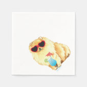 Summer Pomeranian Servet (Voorkant)