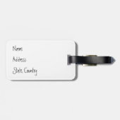 Summer Poodle Bagagelabel (Achterkant horizontaal)