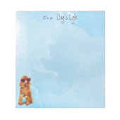 Summer Poodle Notitieblok (Voorkant)