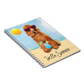 Summer Poodle Notitieboek (Rechterzijde)