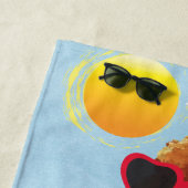 Summer Poodle Strandlaken (In situ)