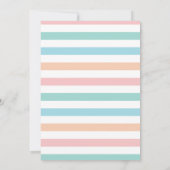 Summer Pool Birthday Party Backyard Cookout Kaart (Achterkant)