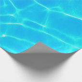 Summer Pool Birthday Party Cadeaupapier (Hoek)