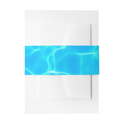 Summer Pool Birthday Party Uitnodigingen Wikkel (Voorkant Voorbeeld)