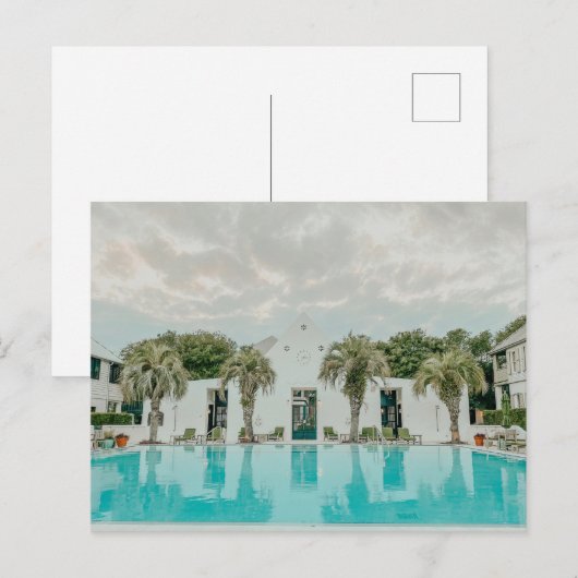 Summer Pool Briefkaart (Voorkant / Achterkant)