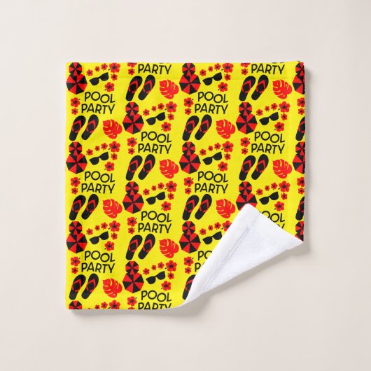 Summer Pool Partijen Bad Handdoek (Wasdoekje)