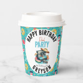 Summer Pool Party 2e verjaardag Papieren Bekers (Achterkant)