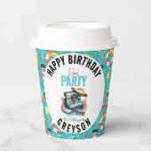 Summer Pool Party 2e verjaardag Papieren Bekers (Voorkant)