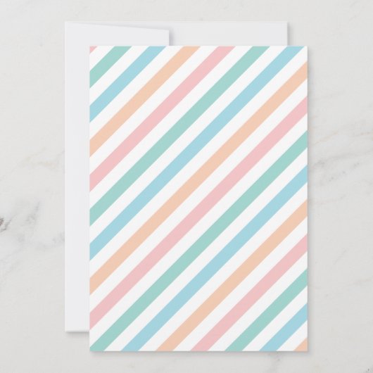 Summer Pool Party Backyard BBQ Bash Kaart (Achterkant)