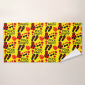 Summer Pool Party Beach Towel Badhanddoek (Badhanddoek)