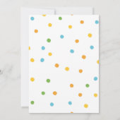 Summer Pool Party Birthday Invitation Kaart (Achterkant)