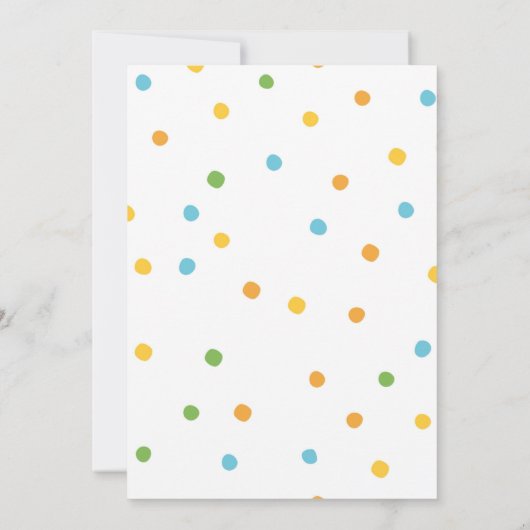 Summer Pool Party Birthday Invitation Kaart (Achterkant)