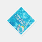 Summer Pool Party Fun Napkins Servet (Hoek)